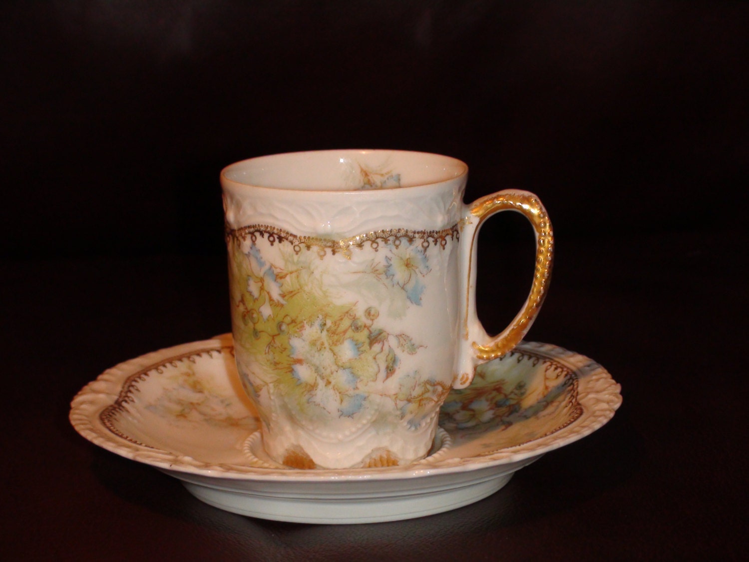 Vintage Theodore Haviland Limoges France Demitasse Cup and
