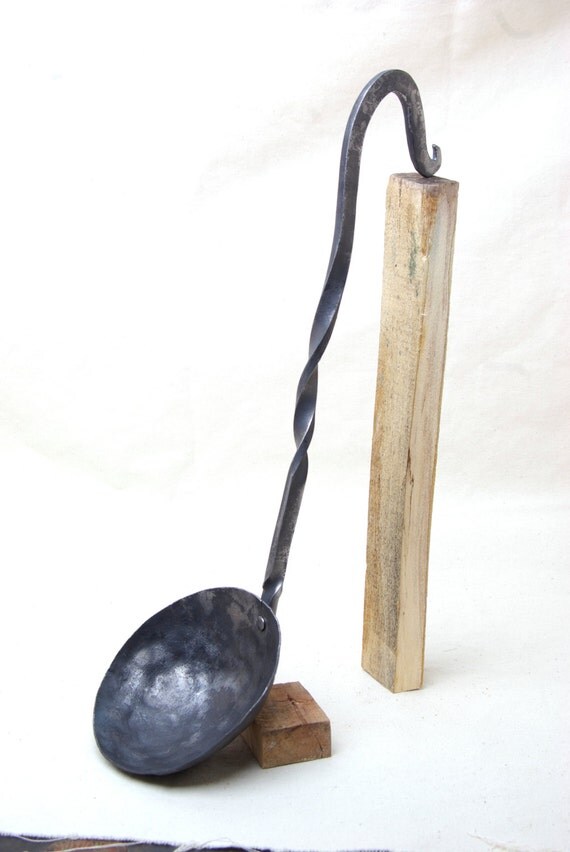 Hand ladle soup ladle. blacksmithing by GreenhowHandMade