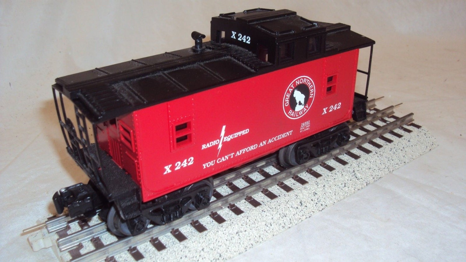 Lionel X 242 Great Northern Caboose by TrainsandTrack on Etsy