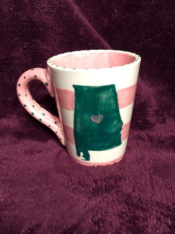 Alabama State Mug by Arrayofsonshine on Etsy