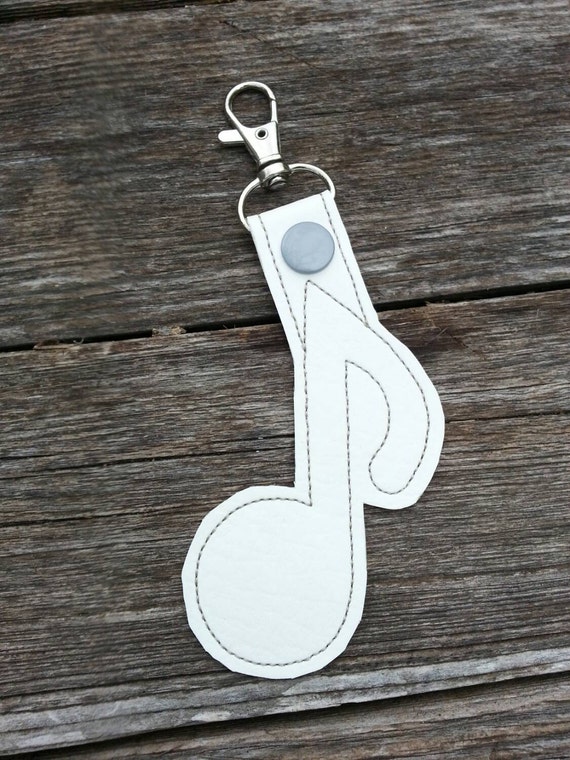 Music Note Musician Song Singer Keychain Gift Keyring by babymoon