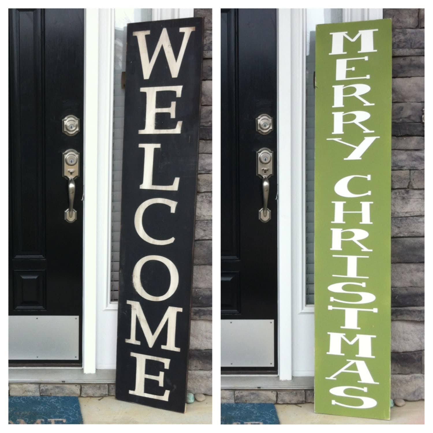 Reversible Front Porch Sign Large by