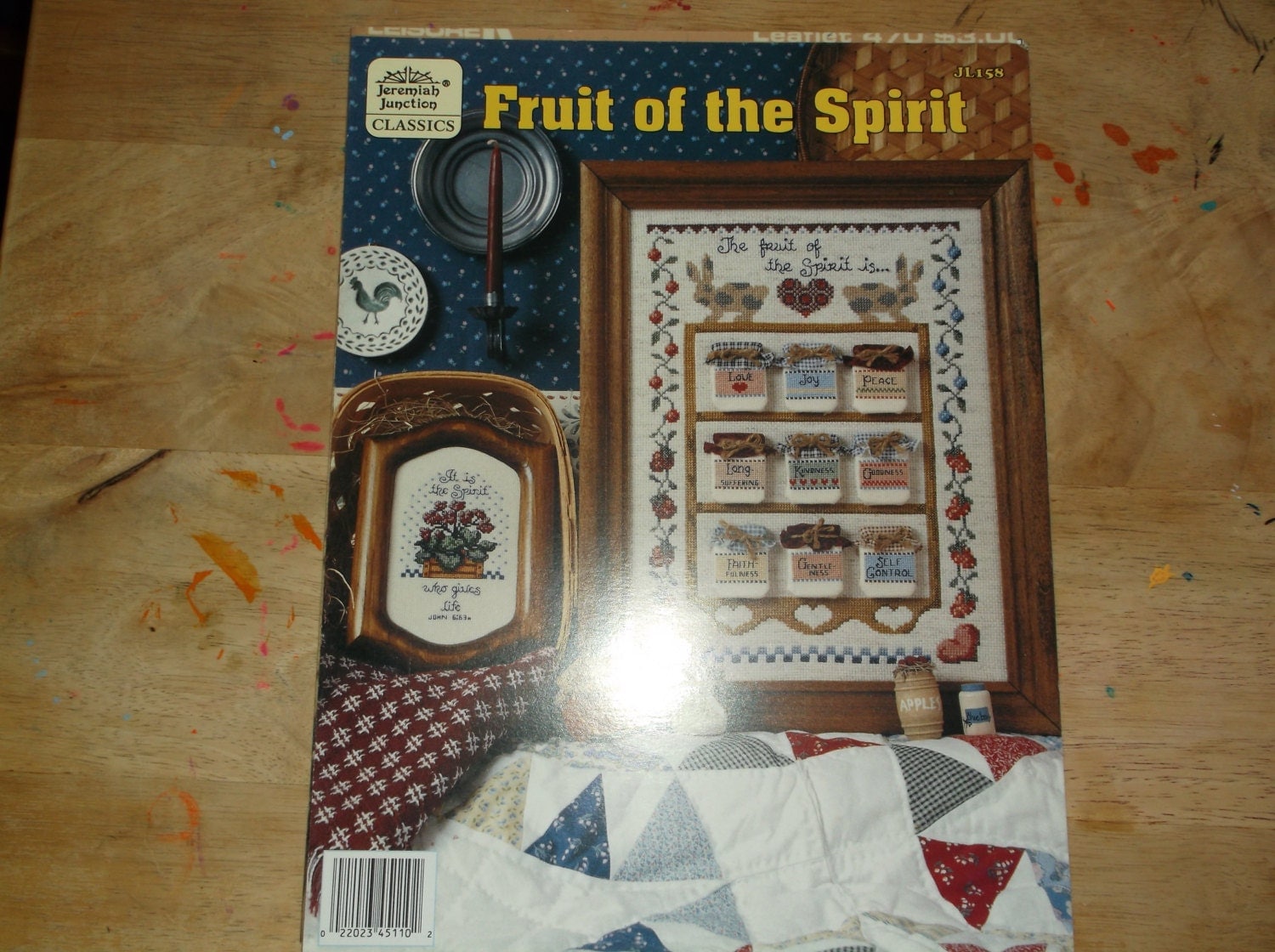Fruit of the Spirit Cross Stitch Pattern booklet