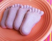 Pumice Footsie Scrub Soap Pink Sangria - Soap Scrub, Foot Scrub, Sweet, Tropical, Summer, Gift For Her, Exfoliating, Gift For Mom, Under 10