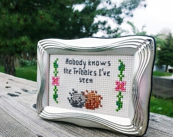 Nobody Knows the Tribbles I've Seen - Star Trek Cross Stitch Pattern Download