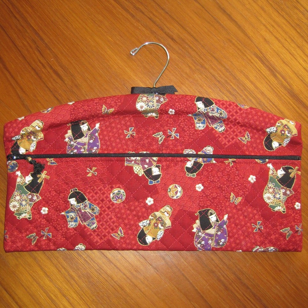 Kimono Girls Design Closet Hanger Organizer by JapanesqueAccents