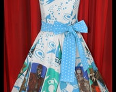 Guardians of the Galaxy Star-Lord Corset Halter Dress SIZE 8