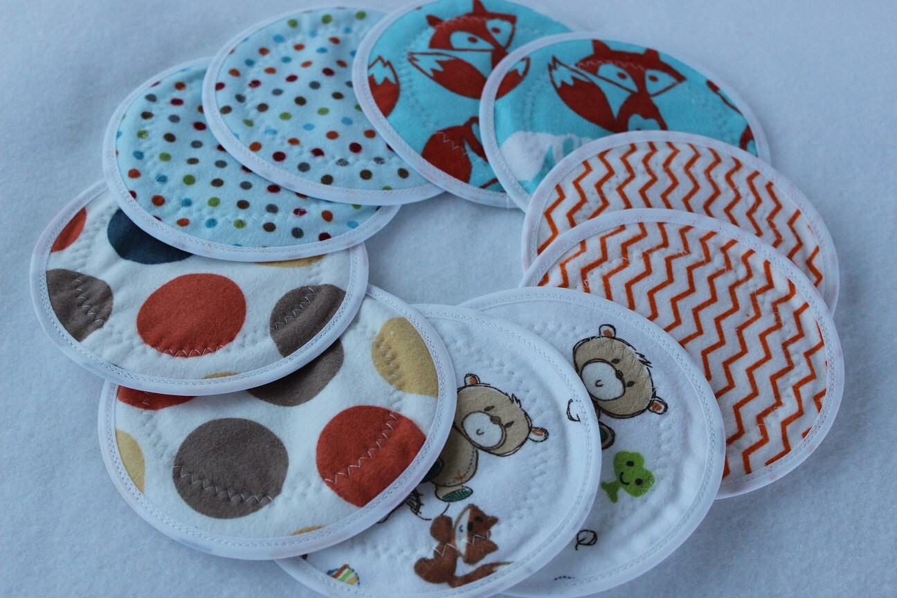 Nursing Pads reusable nursing pad waterproof by CharisBabyDesigns