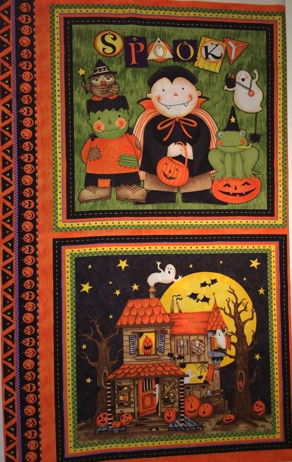 Debbie Mumm Halloween placemat panel with dracula and by JKhanina