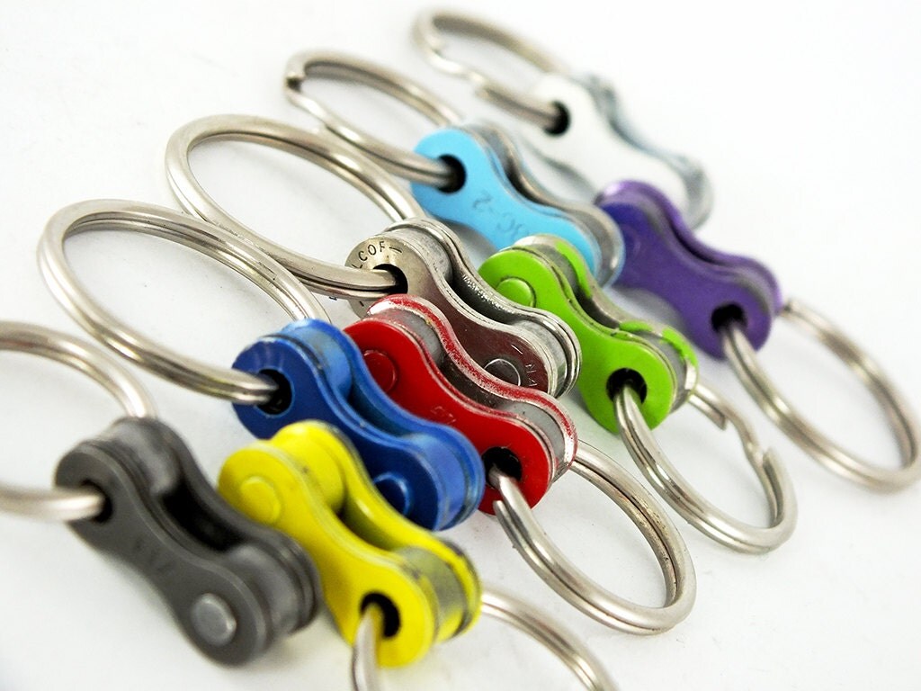 Bicycle keychain / Chain keyholder / recycled upcycled bicycle