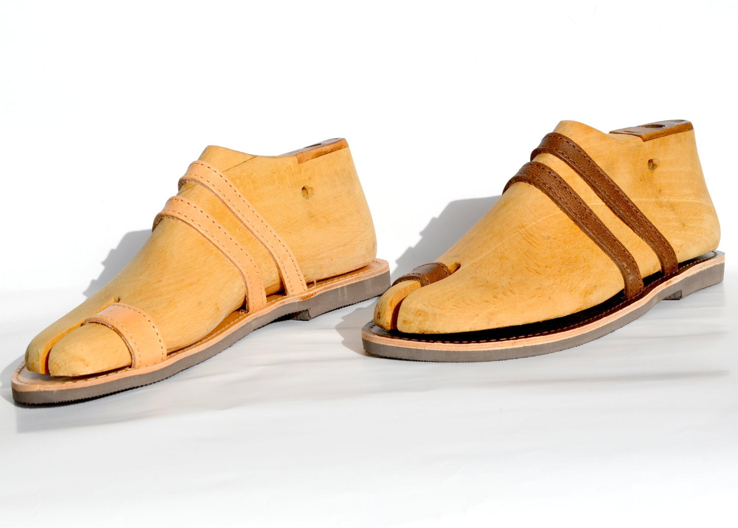 ancient roman leather sandals