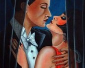 Original Oil Painting Lovers Couples,Embrace, Hugs, Kissing, Passion by k Madison Moore Original Oil Painting Lovers Couples,Embrace, Hugs, Kissing, Passion by k Madison Moore