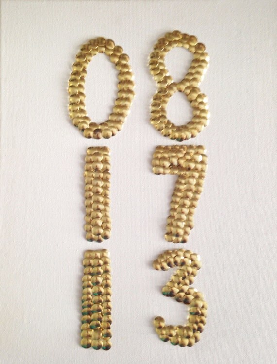 Canvas Thumbtack Wall Art by PortSeventeen on Etsy