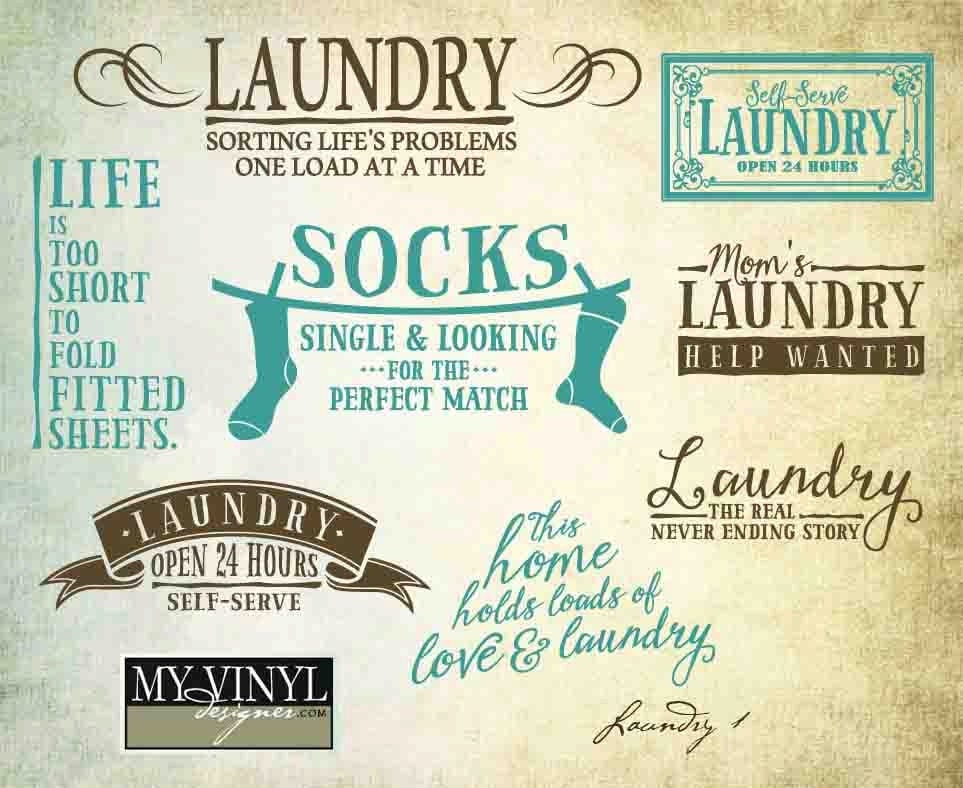 Laundry Room SVG Files Laundry Room Quote Vectors Laundry