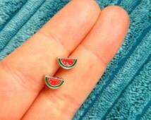 Popular items for watermelon earrings on Etsy