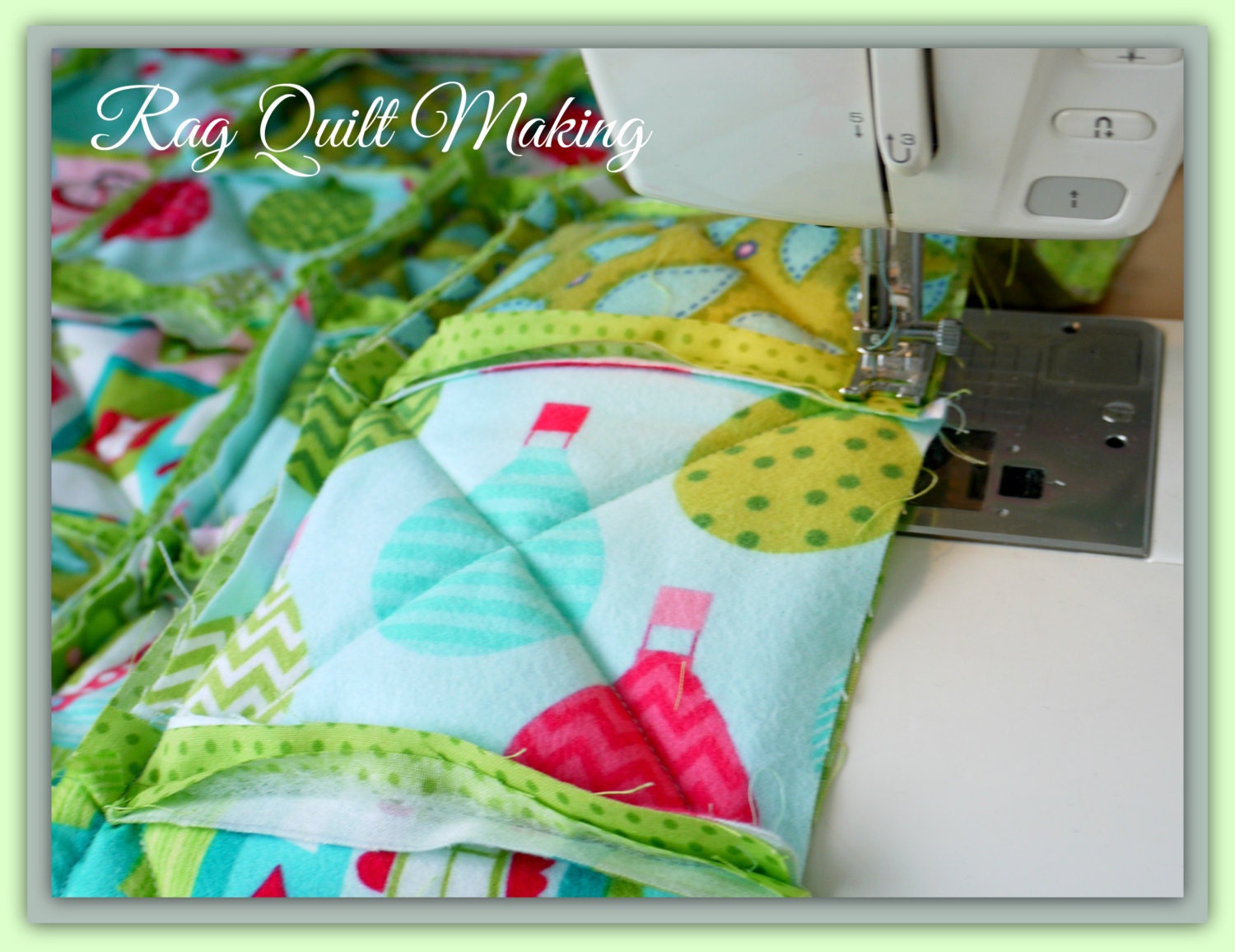 Rag Quilt Sewing Pattern build the quilt as you go. Beginners