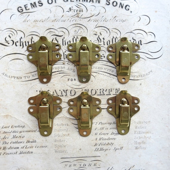 6 vintage latches vintage latch luggage latches suitcase