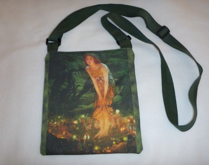 Midsummer Eve1908 - Cotton cross body bag/purse hipster Custom Print