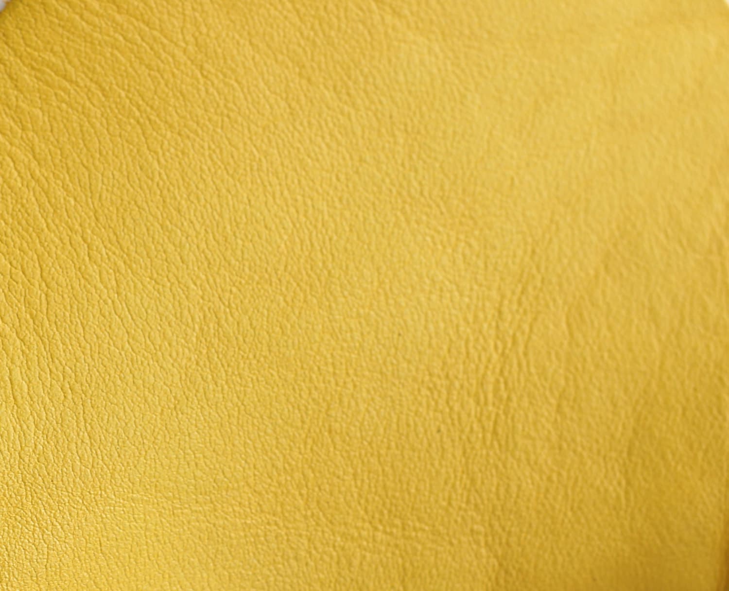 Beautiful YELLOW soft leather / leather swatch / leather