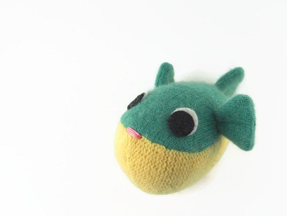 puffer fish soft toy