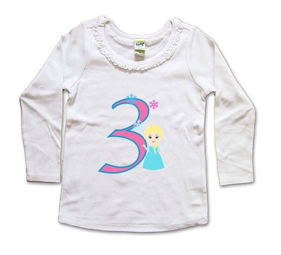 3rd birthday frozen shirt