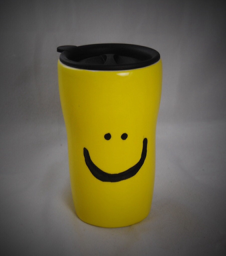 Ceramic Travel Mug/Tumbler with a lid