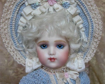 Bebe Bru Milette size Antique Reproduction porcelain doll by Emily Hart ...