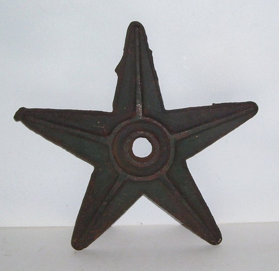 Star Cast Iron 5 Pointed Industrial Building Star Masonry