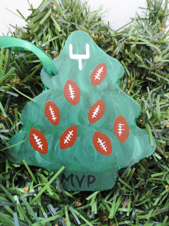 mvp football christmas tree ornament handpainted personalized mvp football christmas tree ornament handpainted personalized