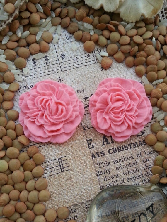 Large Bridal Plugs Prom Plugs Flower Plugs by RefinedRubbishLLC