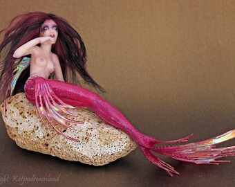 OOAK art doll Deep Water mermaid sea maiden fairy