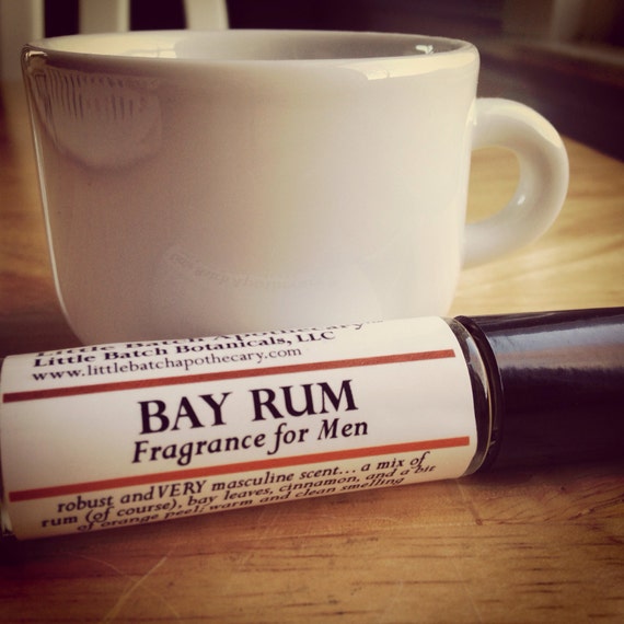 Bay Rum Cologne Fragrance For Men RollOn masculine by LittleBatch