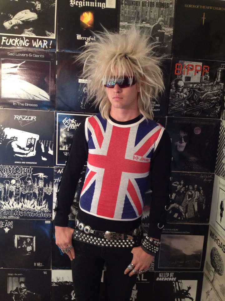 union jack def leppard shirt