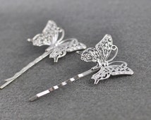 Popular items for butterfly hair clips on Etsy