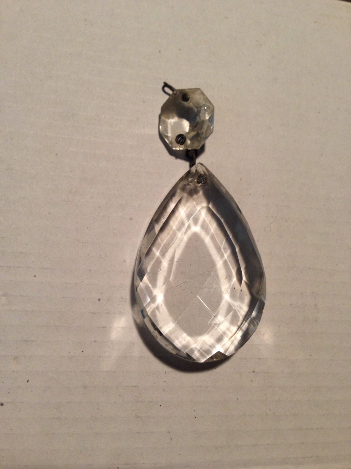 thumbnail interactive-video image 1 of 30% Lead Crystal Chandelier Prisms – 12 Pieces 2.5-Inch Teardrop Brass Accents 1 of 6