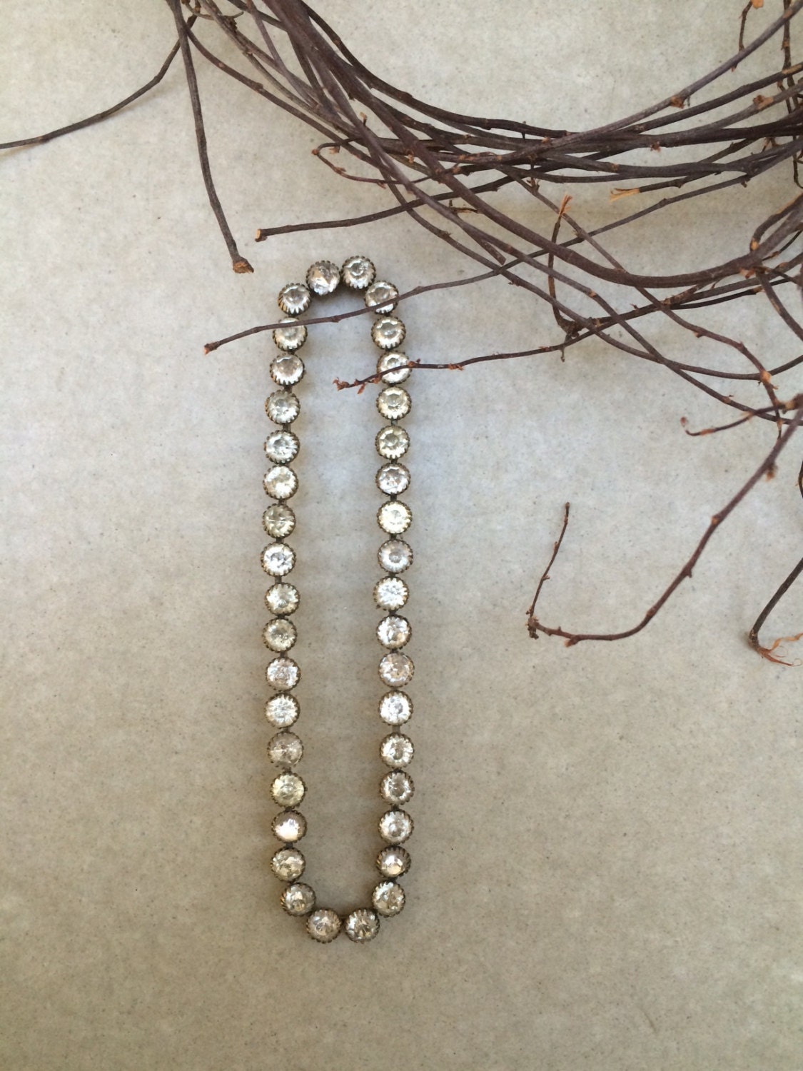 Antique Vintage Paste Rhinestone Embellishment Haute Juice