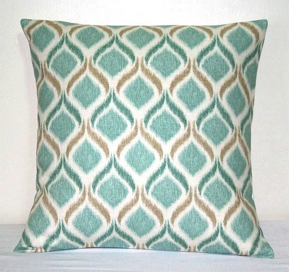 LUMBAR 12 x 18 inch Turquoise Moroccan Pillow Cover by PatsTable