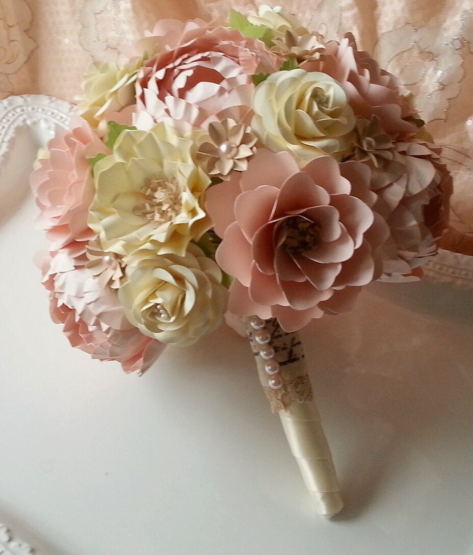 Handmade Paper Bouquet Wedding Bouquet Paper Flower