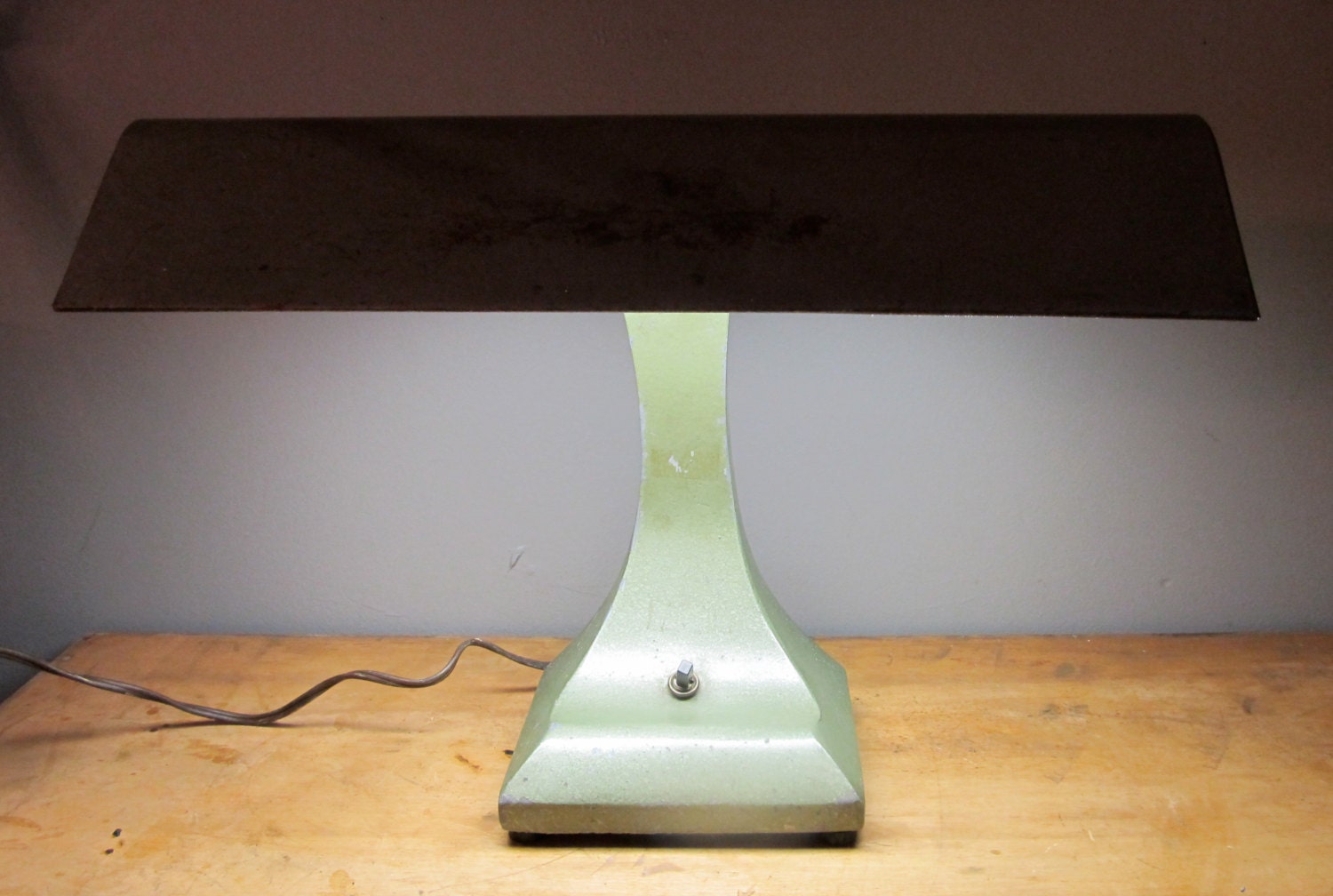 Vintage Streamline Mayfair Fluorescent Desk Lamp by ATOMICDOG67