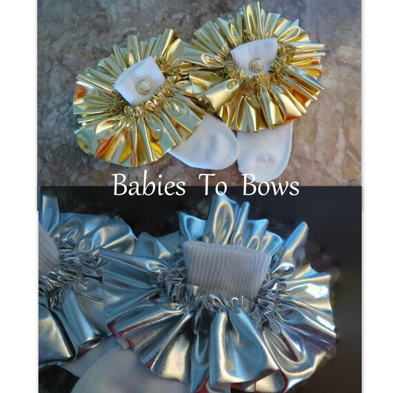 Gold Ruffled Socks OR Silver Ruffled Socks Great