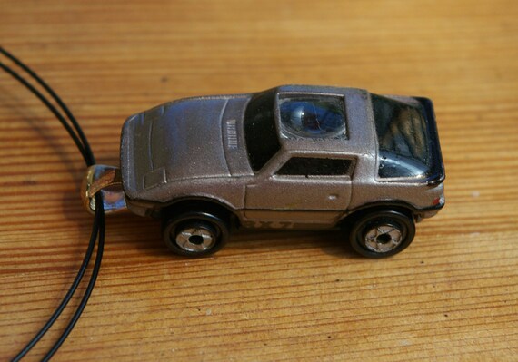 Silver Sports Car Micro Machine Car Pendant