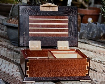 Jewelry Box of Wenge, Maple and Lacewood