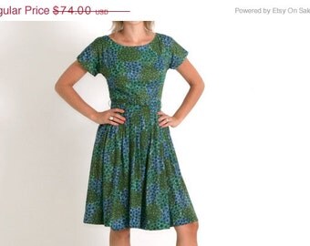 Popular items for blue 1950s dress on Etsy