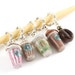Knitting stitch markers - miniature "Starbucks" cups set of five