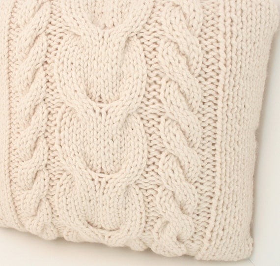 PDF DIGITAL PATTERN:Knit Pillow Cover Pattern,Throw Pillow Cover,Decorative Pillow Cover,Throw ...