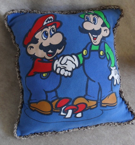 luigi cuddle pillow