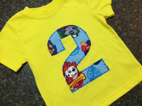 Paw Patrol 2nd Birthday Shirt