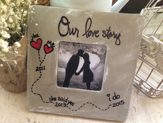 personalized wedding picture frame our love story boyfriend personalized wedding picture frame our love story boyfriend