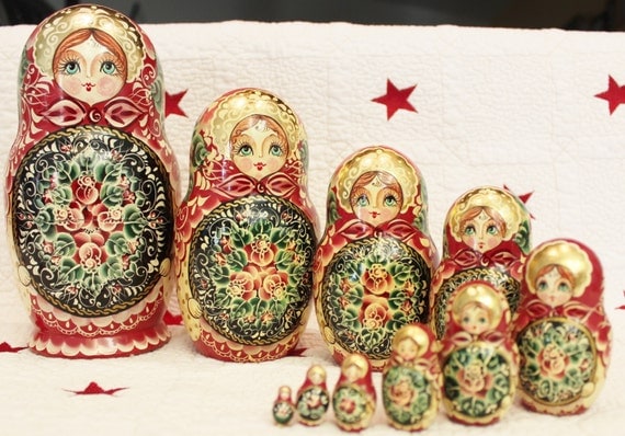 nesting dolls 10