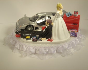 Snap on wedding cake topper